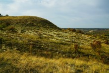 Песчаные горы и обрывы на реке Сухой Донец у хутора Ольховский