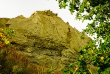 Песчаные горы и обрывы на реке Сухой Донец у хутора Ольховский