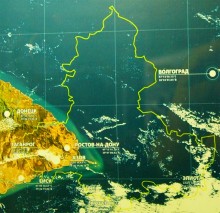 Песчаные горы и обрывы на реке Сухой Донец у хутора Ольховский