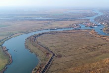 Казачий городок Ебок у слияния Дона и Аксая