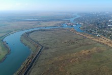 Казачий городок Ебок у слияния Дона и Аксая