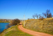 Окрестности поселка Коксового, хутора Ольховского и Бородиновского леса на Северском Донце