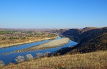 Окрестности поселка Коксового, хутора Ольховского и Бородиновского леса на Северском Донце