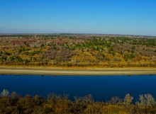 Окрестности поселка Коксового, хутора Ольховского и Бородиновского леса на Северском Донце