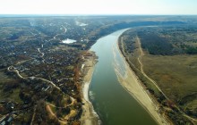 Окрестности поселка Коксового, хутора Ольховского и Бородиновского леса на Северском Донце