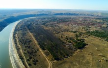 Окрестности поселка Коксового, хутора Ольховского и Бородиновского леса на Северском Донце