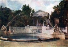 Фонтан с рыбаками в парке им.Горького