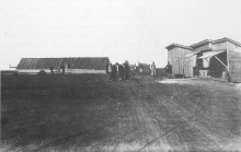 Первые бараки на Сельмаше