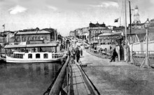 Наплавной мост через Дон в Ростове-на-Дону