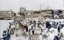 Наплавной мост через Дон в Ростове-на-Дону