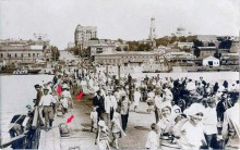 Наплавной мост через Дон в Ростове-на-Дону