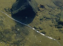 Лед висящий в воздухе, Зима на Дону