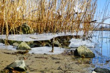 Лед висящий в воздухе, Зима на Дону