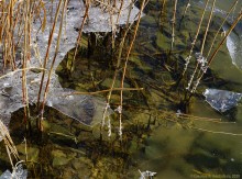 Лед висящий в воздухе, Зима на Дону