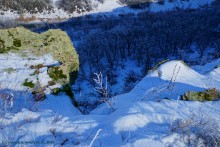 Скалы у хутора Дубового на реке Кундрючьей