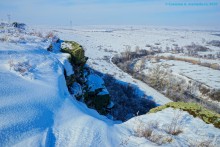 Скалы у хутора Дубового на реке Кундрючьей