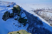 Скалы у хутора Дубового на реке Кундрючьей