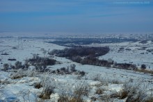 Скалы у хутора Дубового на реке Кундрючьей