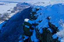 Скалы у хутора Дубового на реке Кундрючьей