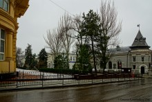 Конькобежцы в Думском проезде в 1924 г.