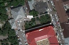 Конькобежцы в Думском проезде в 1924 г.