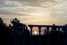 Восход звезды желтый карлик на бульваре Космонавтов