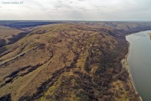 Гора Пирамидальная на Северском Донце у хутора Богатов