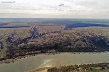 Гора Пирамидальная на Северском Донце у хутора Богатов