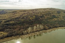 Гора Пирамидальная на Северском Донце у хутора Богатов