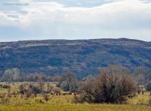 Гора Пирамидальная на Северском Донце у хутора Богатов