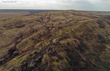 Гора Пирамидальная на Северском Донце у хутора Богатов