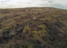 Гора Пирамидальная на Северском Донце у хутора Богатов