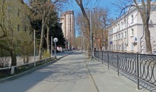 Улица Сержантова на Сельмаше во время пандемии коронавируса