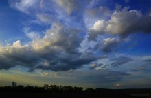 Облака у поселка Темерницкий