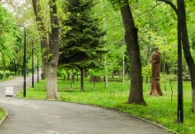 Парк им. Н. Островского в эпоху пандемии коронавируса.