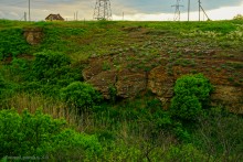 Обрывы известняка-ракушечника в балке Сафьяновой