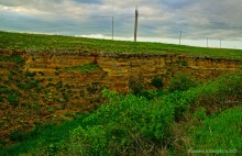 Обрывы известняка-ракушечника в балке Сафьяновой