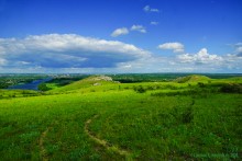 Грядные горы Две сестры на Северском Донце