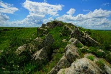 Грядные горы Две сестры на Северском Донце