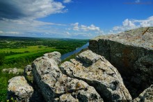 Грядные горы Две сестры на Северском Донце