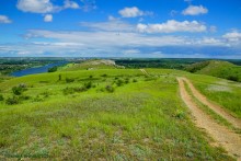 Грядные горы Две сестры на Северском Донце