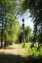 Прогулка по маршруту Детской железной дороги в парке им. Н. Островского в Ростове-на-Дону