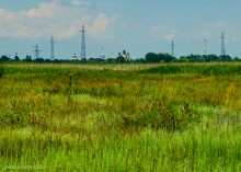 Цепь древних Алитубских курганов на ерике Подпольном.