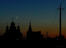 Вечерняя прогулка в новолуние по займищу между Аксаем и Старочеркасской