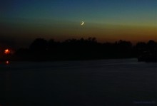 Вечерняя прогулка в новолуние по займищу между Аксаем и Старочеркасской
