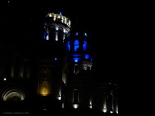 Ночная подсветка Новочеркасского Вознесенского собора