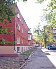 Первые дома на поселке Сельмаш