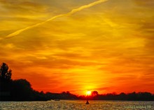 Закат на Дону у станицы Старочеркасской