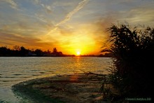 Закат на Дону у станицы Старочеркасской