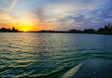 Закат на Дону у станицы Старочеркасской